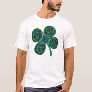 Lycklig klöver för 4 löv t-shirt