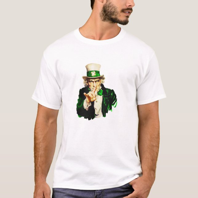 LYCKLIG KLÖVER FÖR UNCLE SAM TEE SHIRT (Framsida)
