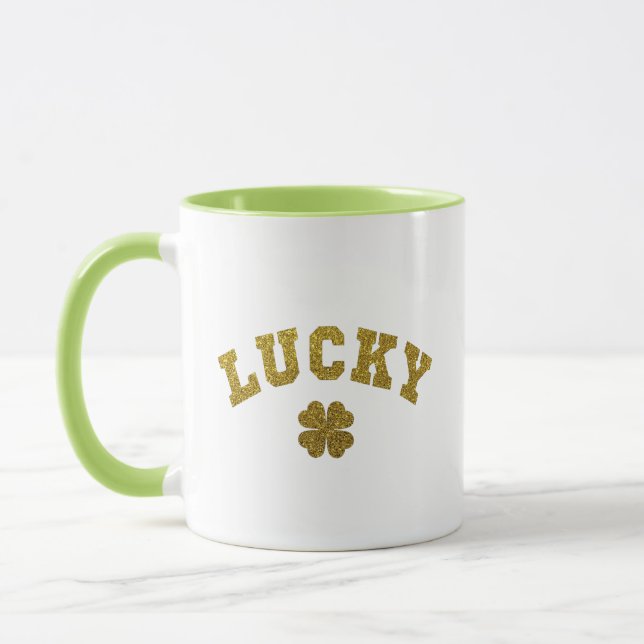Lycklig Klöver Saint Patricks Mugg (Vänster)
