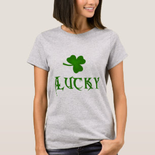 Lycklig klöver tee shirt