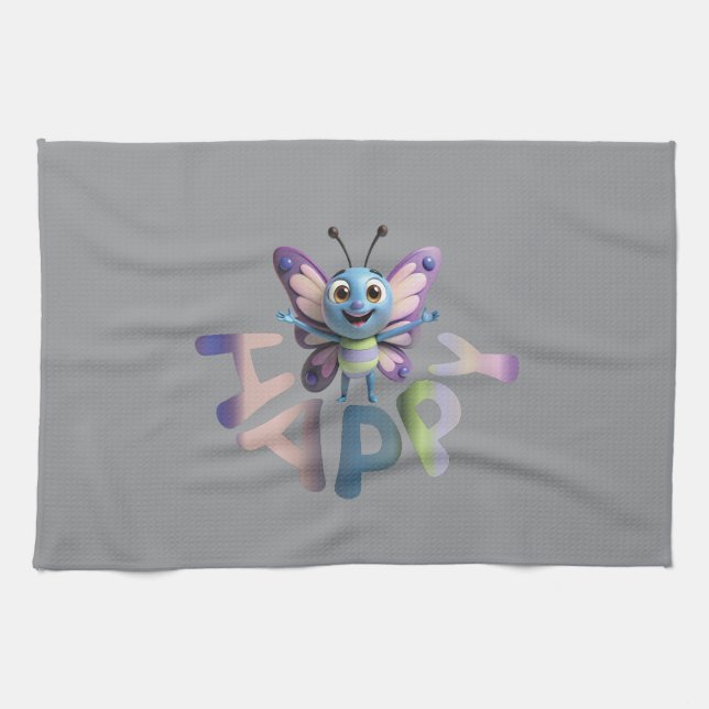 LYCKLIG KÖKSHANDDUK (Horisontell)