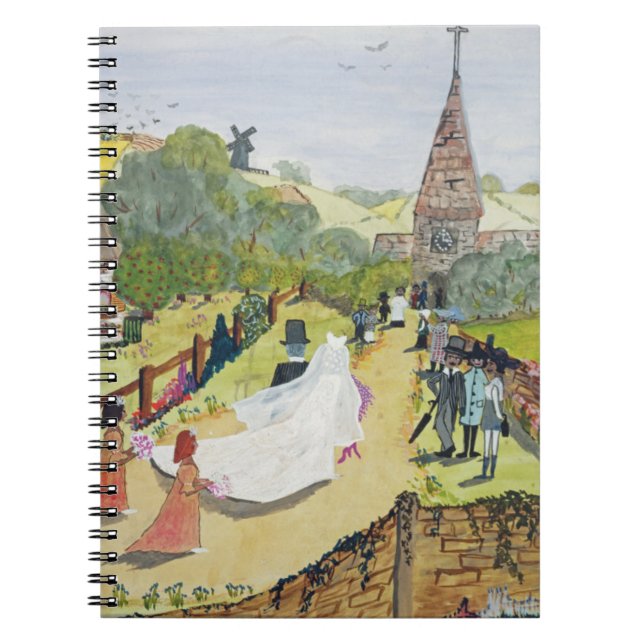 Lycklig kopplar ihop anteckningsbok (Framsidan)