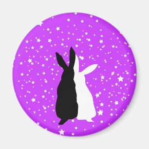 Lycklig kopplar ihop magnet