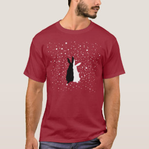 Lycklig kopplar ihop t-shirt