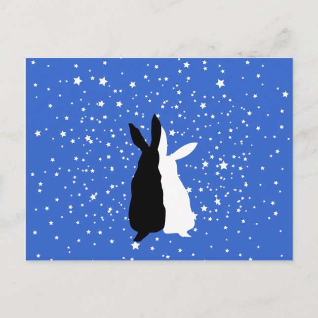 Lycklig kopplar ihop vykort (Framsida)