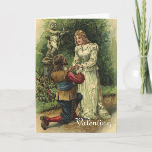 Lycklig-kort för vintage Valentineser Helgkort