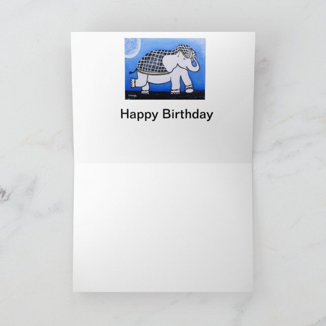 Lycklig-kort Kort (Inuti)