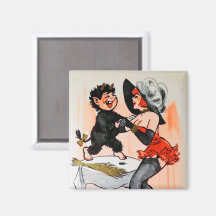 Lycklig Krampus med Temptress Vintage-julen