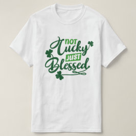 Lycklig Kristall Grafisk T-Shirt för St. Patricks 