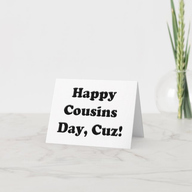 Lycklig kussins dag kort (Framsida)