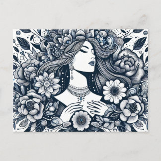 Lycklig kvinnodag för kvinnor överallt vykort