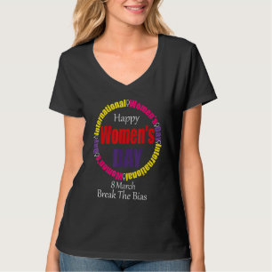 Lycklig Kvinnodagen den 8 mars 2022 Internationell T Shirt
