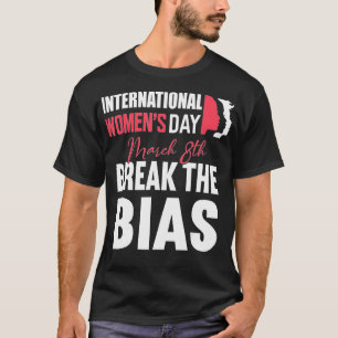 Lycklig kvinnodagen den 8 mars 2023, Internationel T Shirt