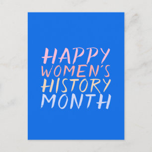 LYCKLIG KVINNORS HISTORIA MÅNAD VYKORT