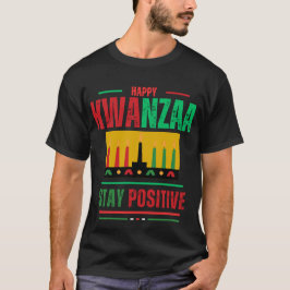 Lycklig Kwanzaa Anpassade design för att "hålla di T Shirt