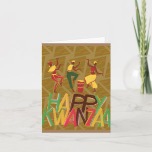 Lycklig Kwanzaa Blank Kort