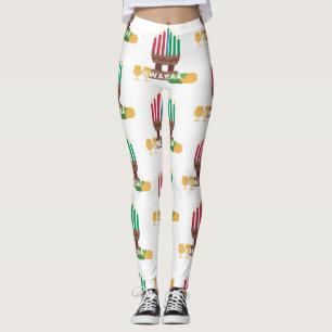 lycklig kwanzaa candles leggings