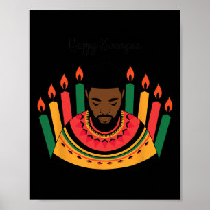Lycklig Kwanzaa-dagen Kwanzaa Firande Ideas Unity Poster