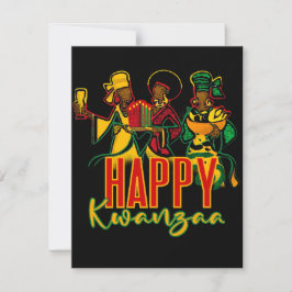 Lycklig Kwanzaa firande Julkort