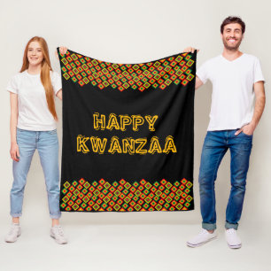 Lycklig Kwanzaa Fleecefilt