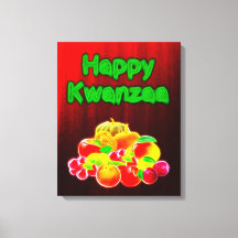 Lycklig Kwanzaa första frukt