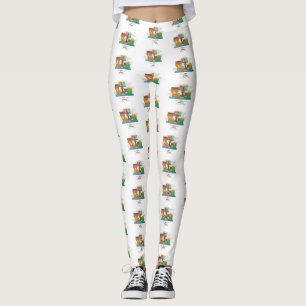 lycklig kwanzaa ger gåvor leggings