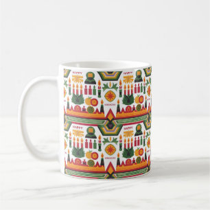 Lycklig Kwanzaa Gift Idea Kaffemugg