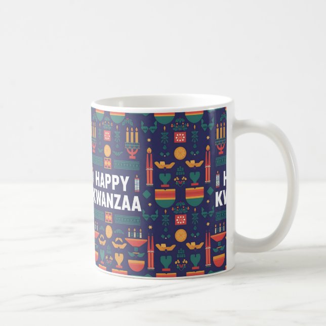 Lycklig Kwanzaa Gift Kaffemugg (Höger)