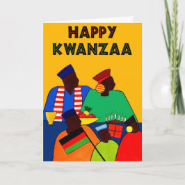 Lycklig Kwanzaa Helgkort