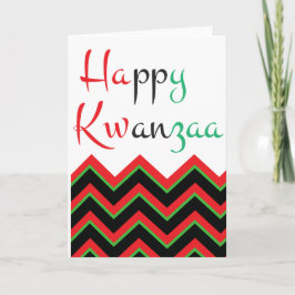 Lycklig Kwanzaa Helgkort