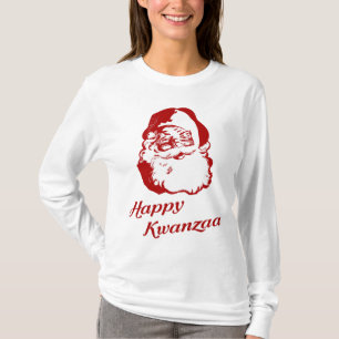 Lycklig Kwanzaa juljultomten T Shirt