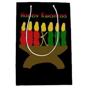 Lycklig Kwanzaa Kinara