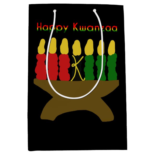 Lycklig Kwanzaa Kinara (Framsidan)