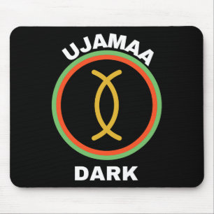 Lycklig Kwanzaa Kinara-ujamaa principer Kwanzaa Musmatta
