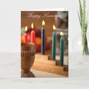 Lycklig Kwanzaa Kort