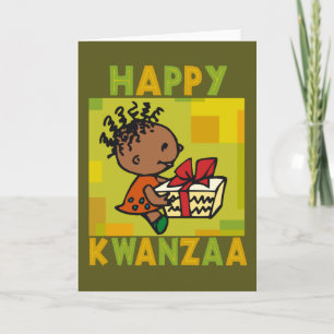 Lycklig Kwanzaa kort