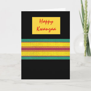 Lycklig Kwanzaa kort