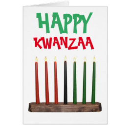 Lycklig Kwanzaa kort