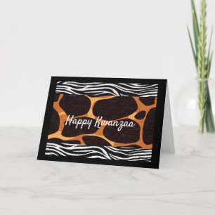 Lycklig Kwanzaa Kort