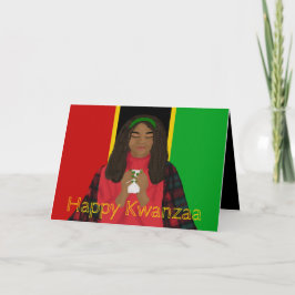 Lycklig Kwanzaa Kort