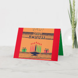 LYCKLIG KWANZAA-kort Helgkort