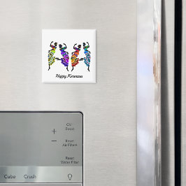 Lycklig Kwanzaa Magnet