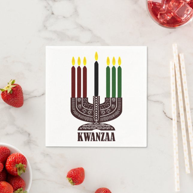 Lycklig Kwanzaa Pappersservett (Insitu)