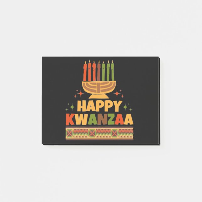 Lycklig Kwanzaa Post-it Block (Framsida)