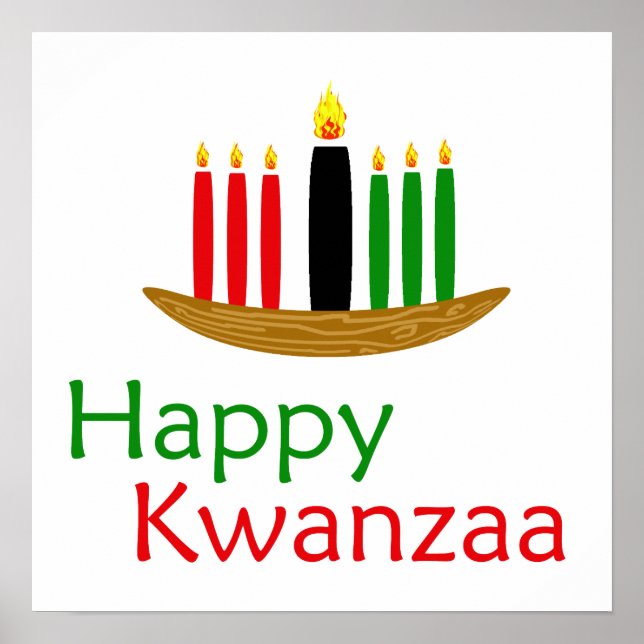Lycklig Kwanzaa Poster (Framsidan)