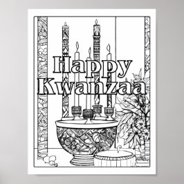 Lycklig Kwanzaa Poster