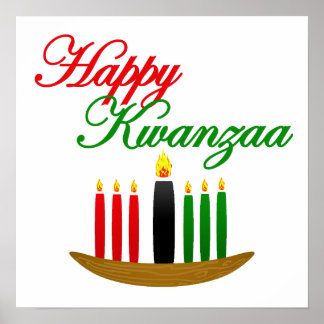 Lycklig Kwanzaa Poster