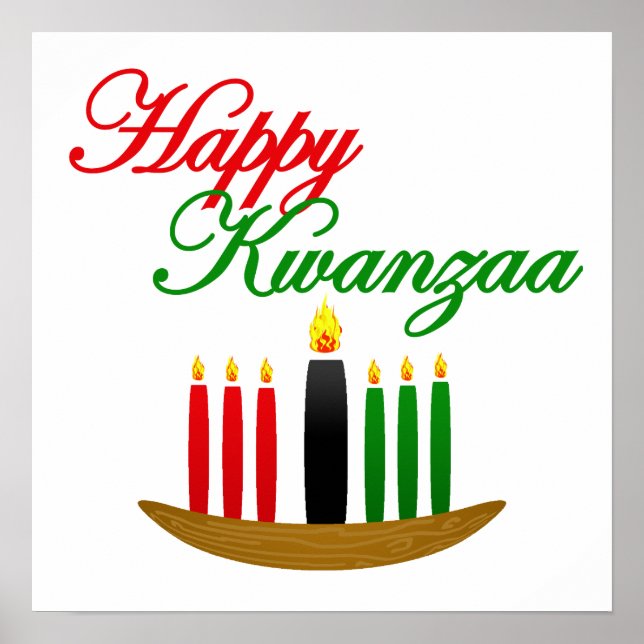 Lycklig Kwanzaa Poster (Framsidan)