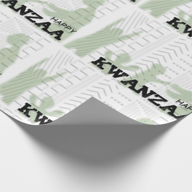 Lycklig Kwanzaa Presentpapper (Hörn)