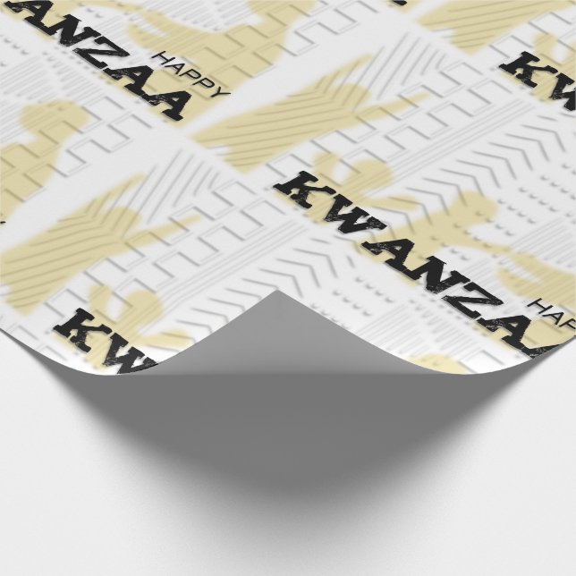 Lycklig Kwanzaa Presentpapper (Hörn)